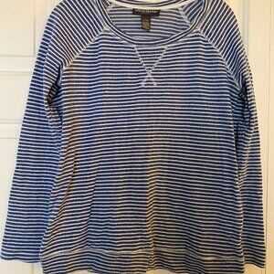 A Pea in the Pod Blue & White Stripe Maternity Top
